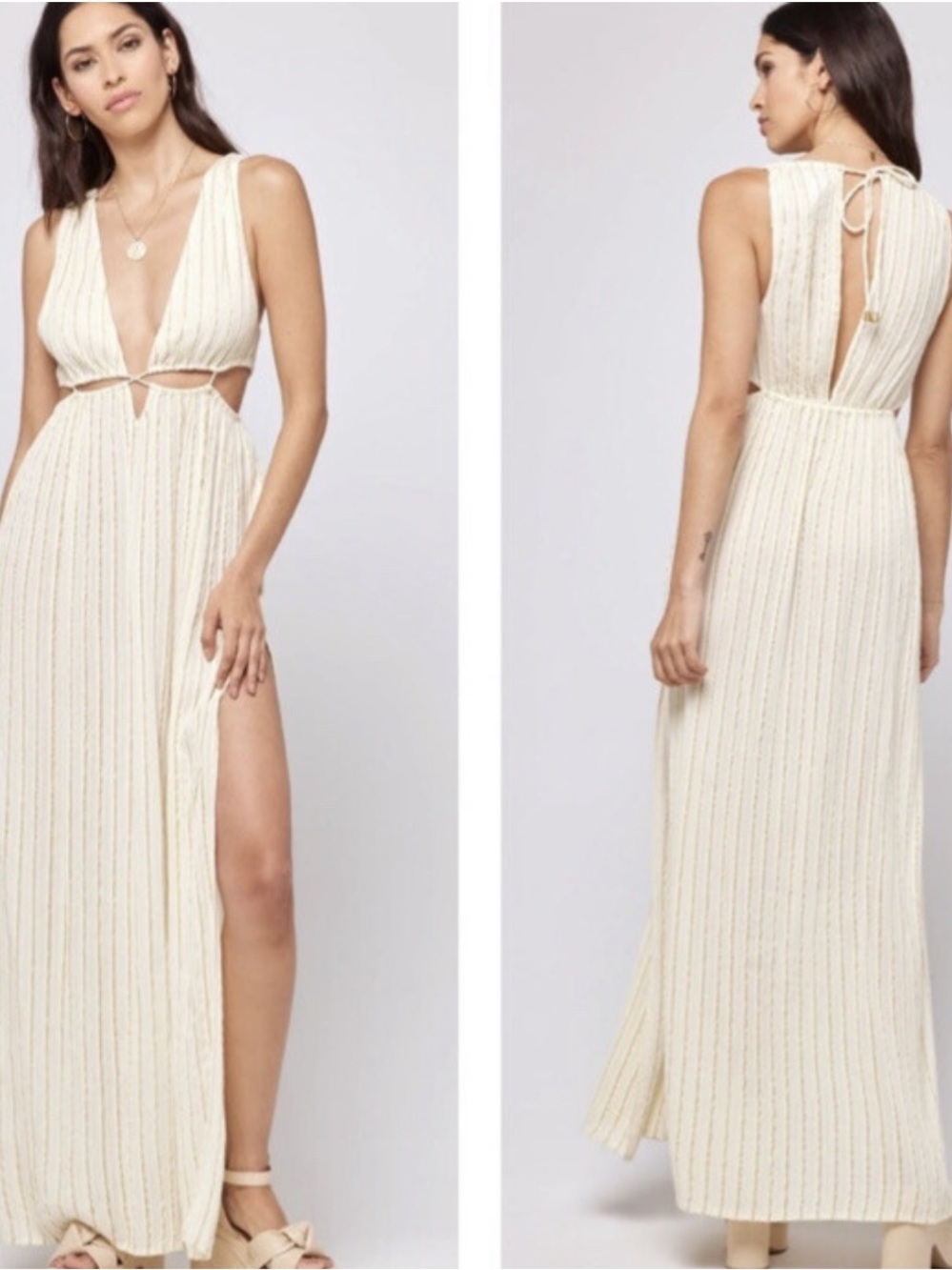L*Space Cover Up Rafael Cream New with Tags